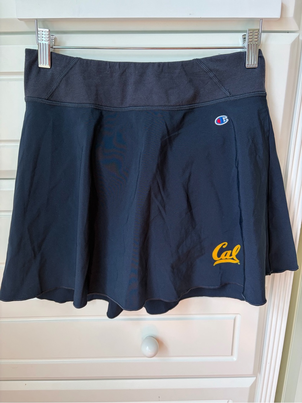 Champion Navy Blue Cal Athletic Skater Skirt with Gold Script